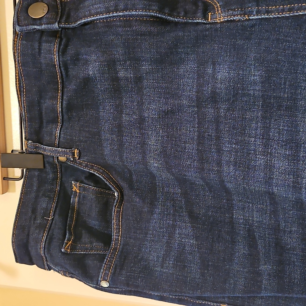 Ana High Rise Flare Dark Blue Jeans Size 22W - Picture 5 of 9